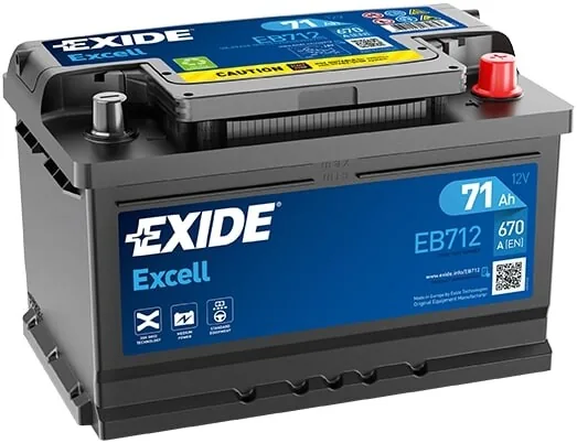 Bateria Exide Excell ** EB712
