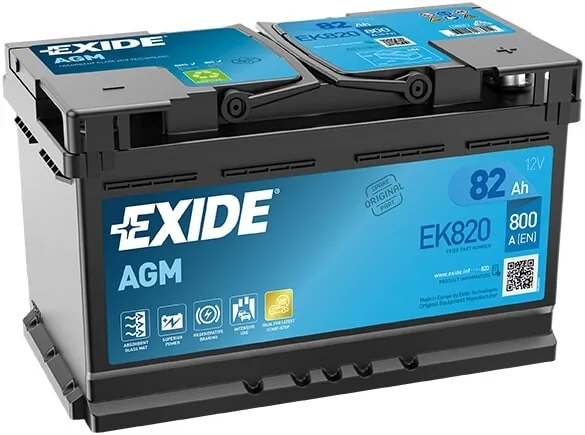 Bateria Exide AGM EK820