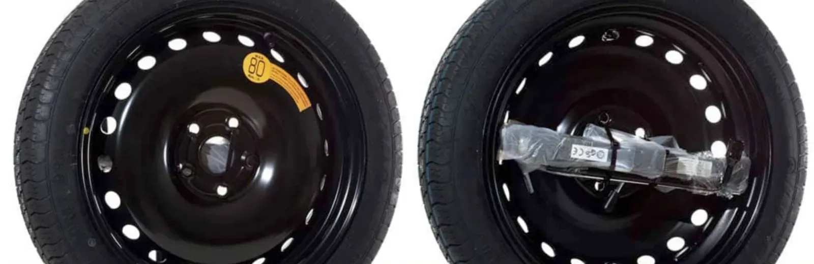 Kit de roda de socorro com macaco e chave de rodas