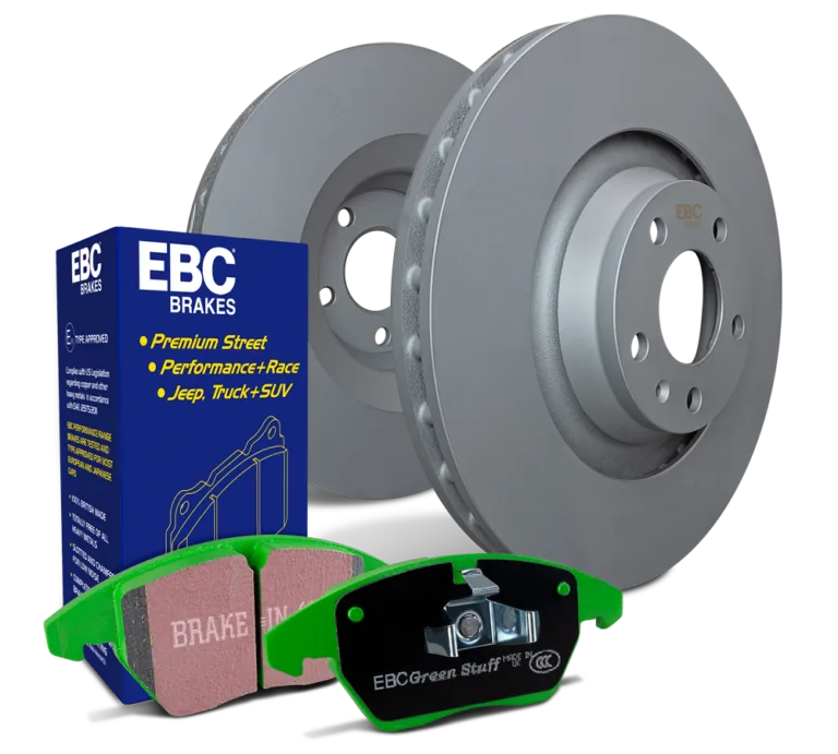 Kit de Travagem EBC PD01K com pastilhas Greenstuff