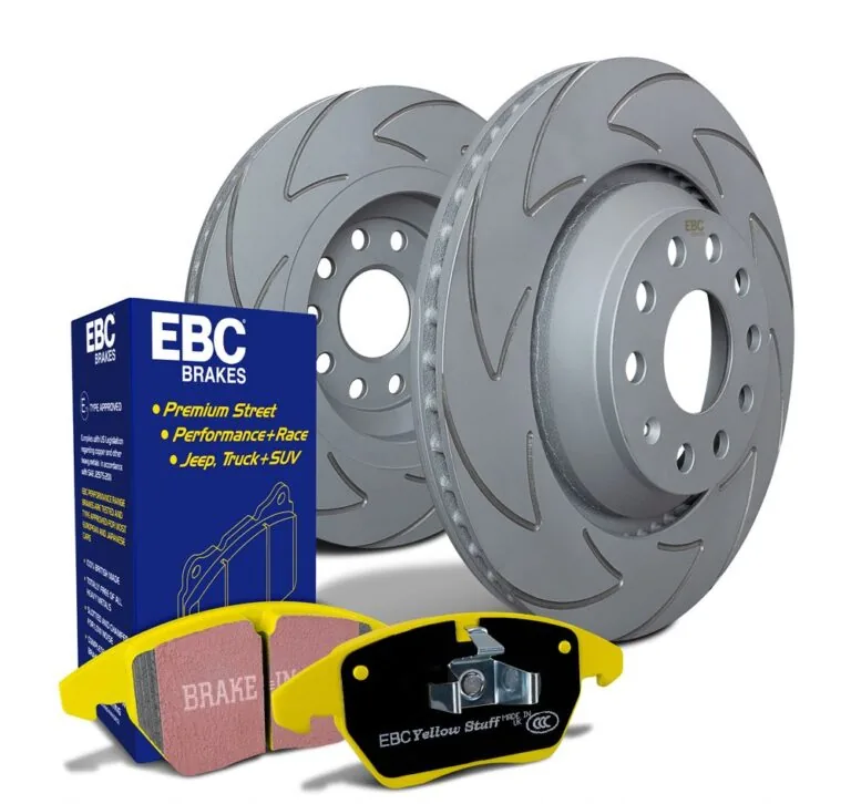 Kit de Travagem EBC PD18K com pastilhas Yellowstuff e discos BSD