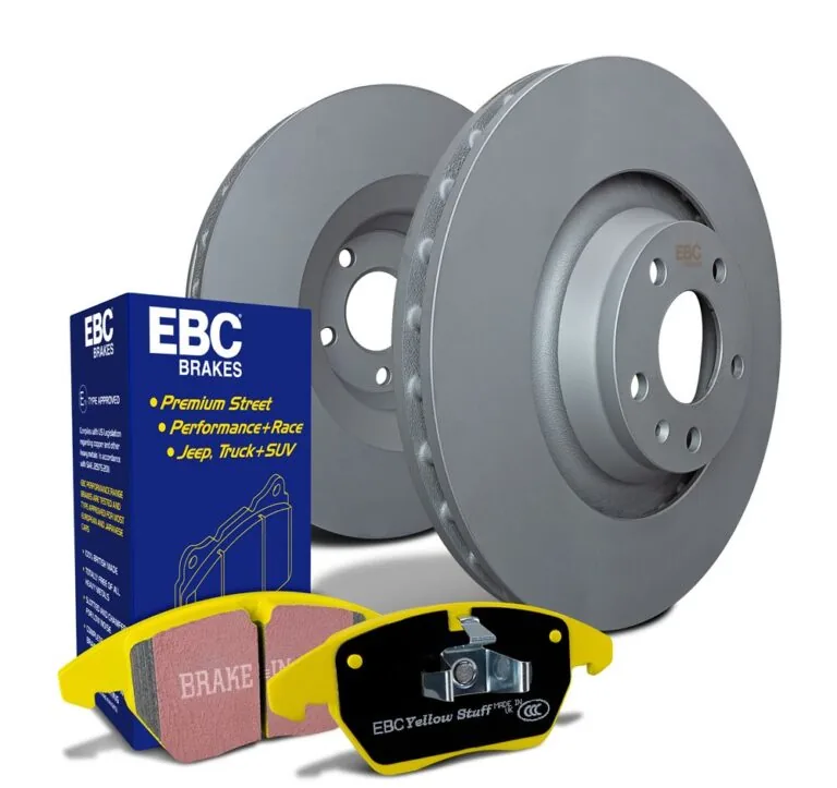 Kit de Travagem EBC PD03K com pastilhas Yellowstuff