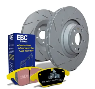 Kit EBC Yellowstuff + Disco ranhurado USR (imagem ilustrativa da gama)