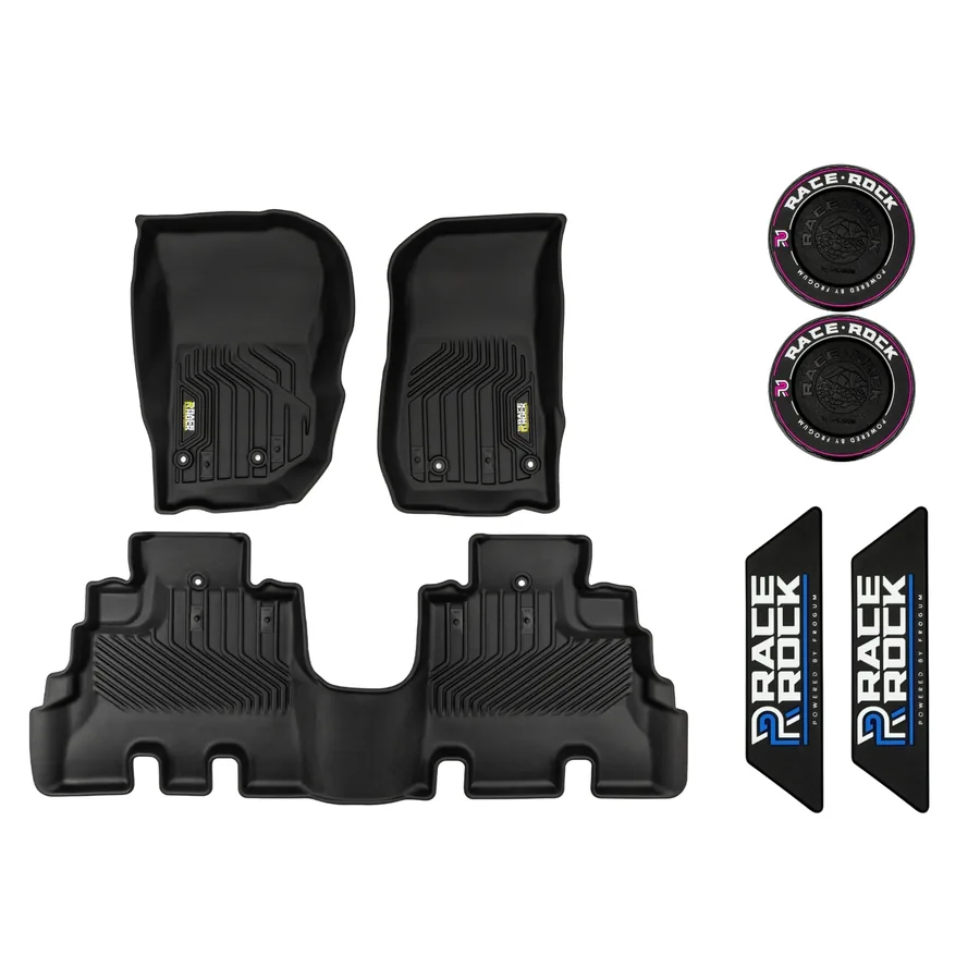 Tapetes de habitáculo Race Rock 2w1 para Jeep Wrangler