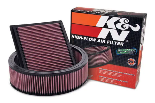 Filtros de ar K&N de caixa, laváveis