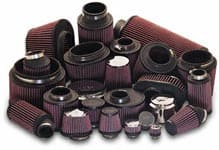 Filtros de ar K&N Clamp-On Universal Air Filters