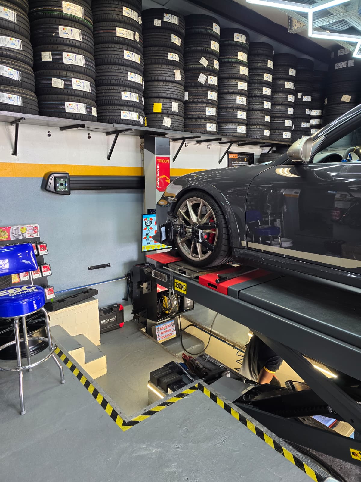 Nossa oficina equipada