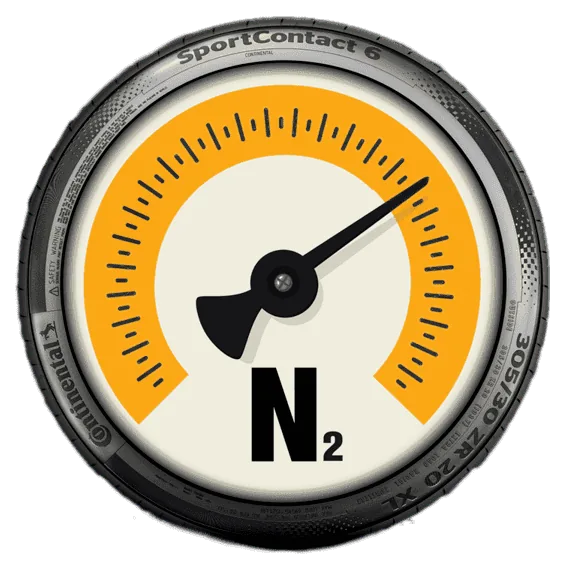 Enchimento de pneus com Nitrogénio/Azoto