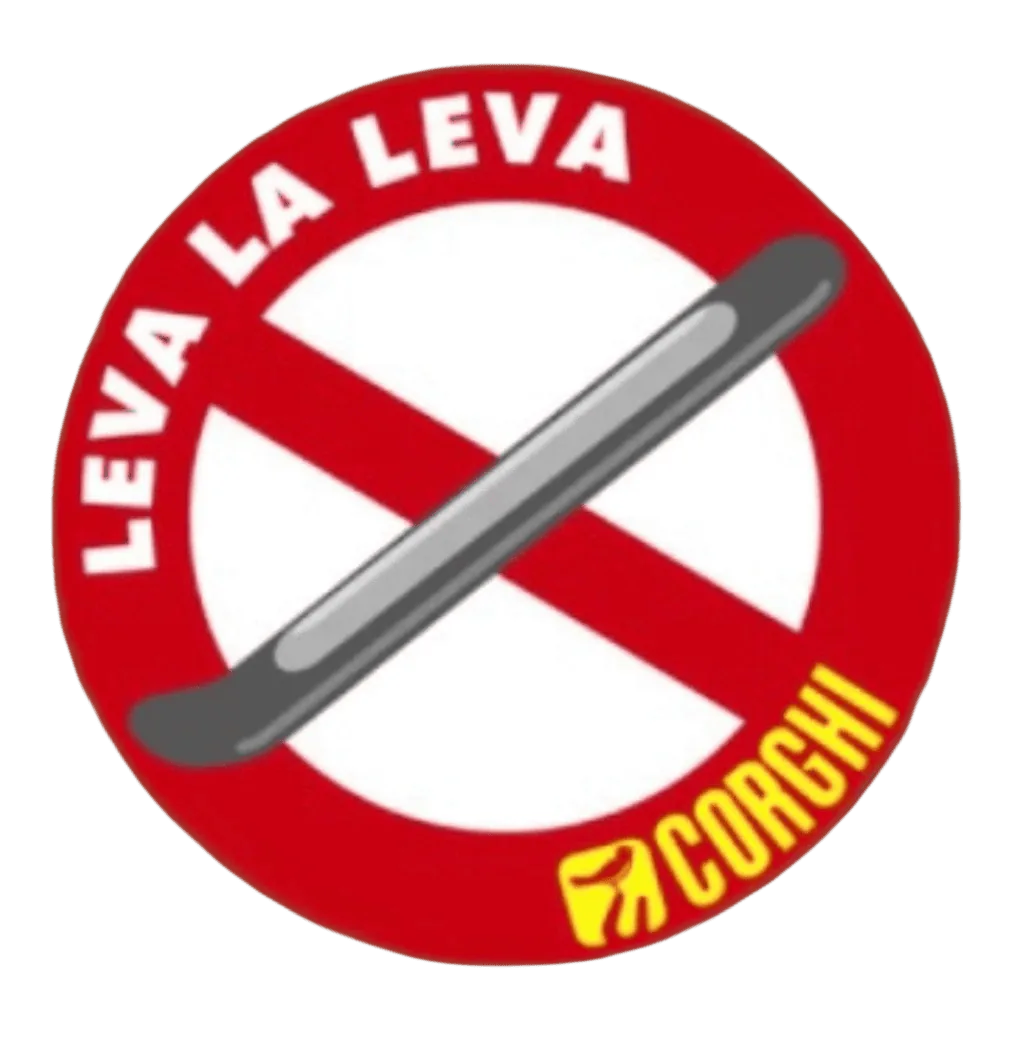 Selo oficial Corghi Leva la Leva - sem ferros de desmontagem