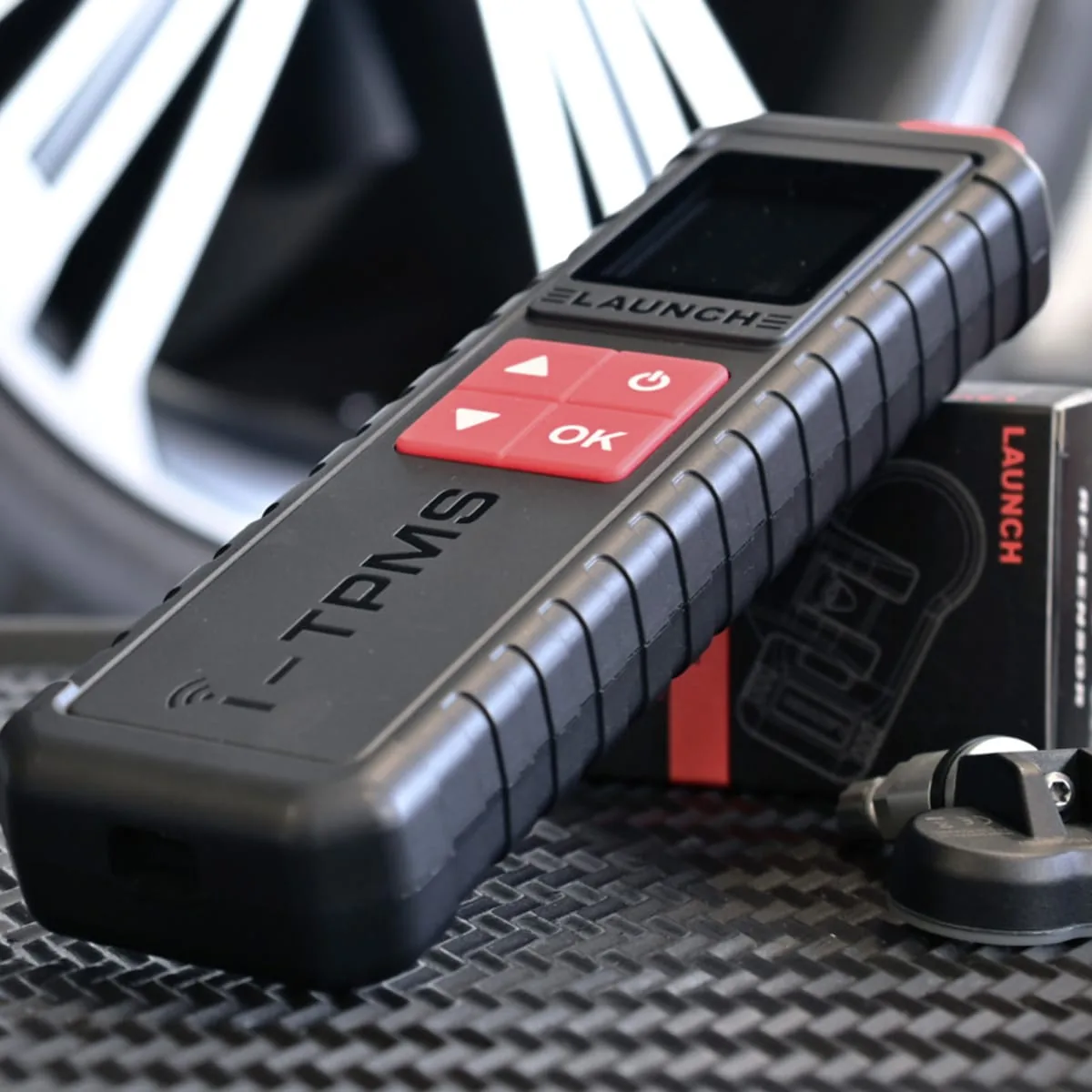 Ferramenta Launch T-TPMS para diagnostico e programacao de sensores